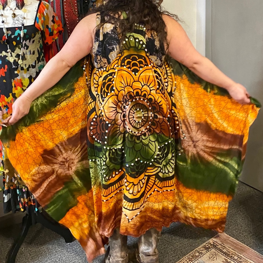 Hippie Jimi Hendrix vibe kimono